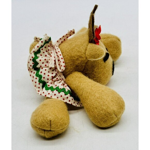 Heartline Rhonda Reindeer Christmas Plush 4 inch Small Stuffed Animal - Picture 3 of 8